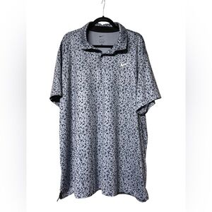 Nike Men’s  Dri-Flt Golf Polo Button Shirt Blue
Camo